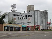 USA - Yukon OK - Yukons Best Flour Grain Elevator (19 Apr 2009)